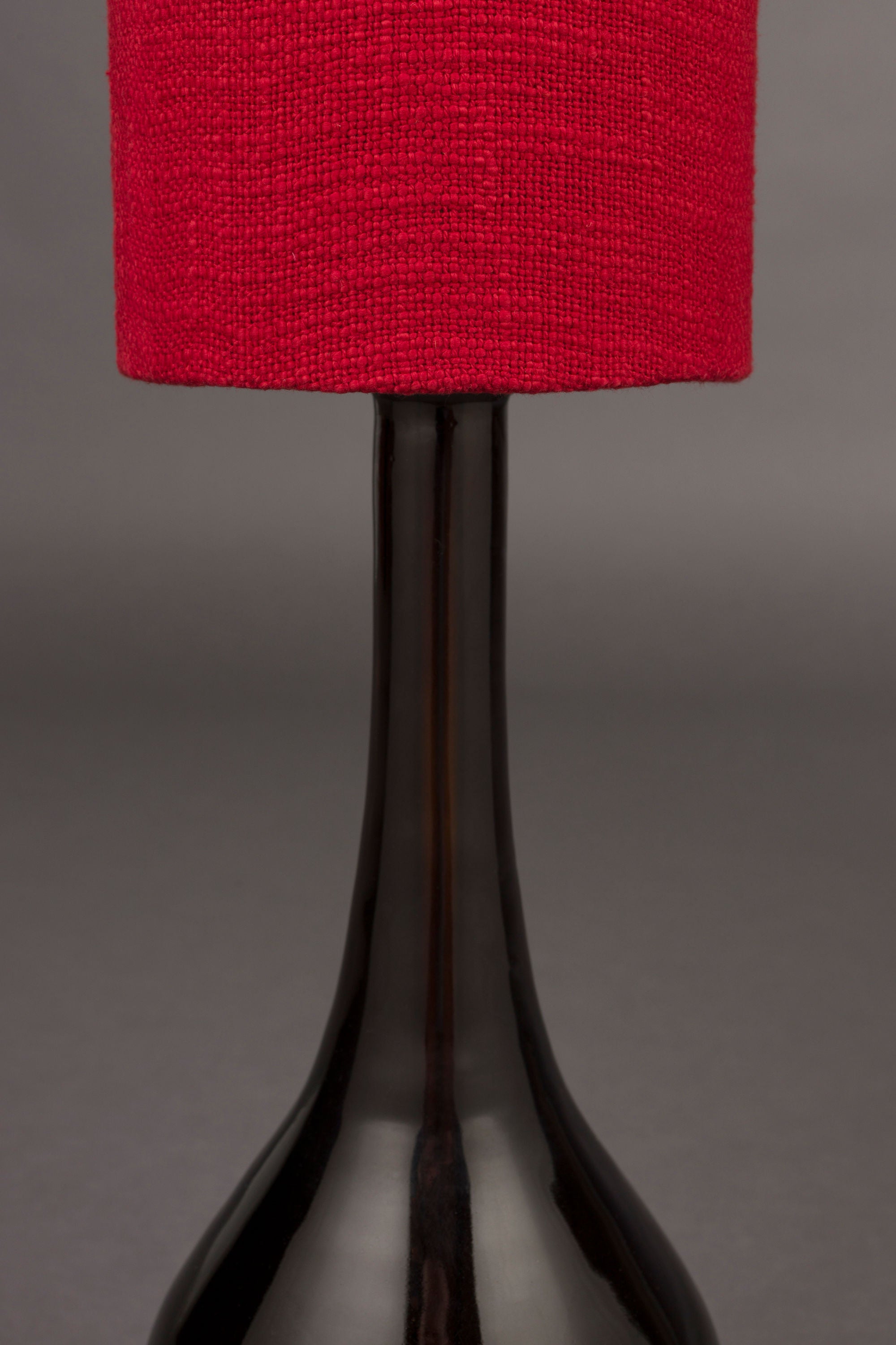 Dutchbone Jules Blown Glass & Red Table Lamp
